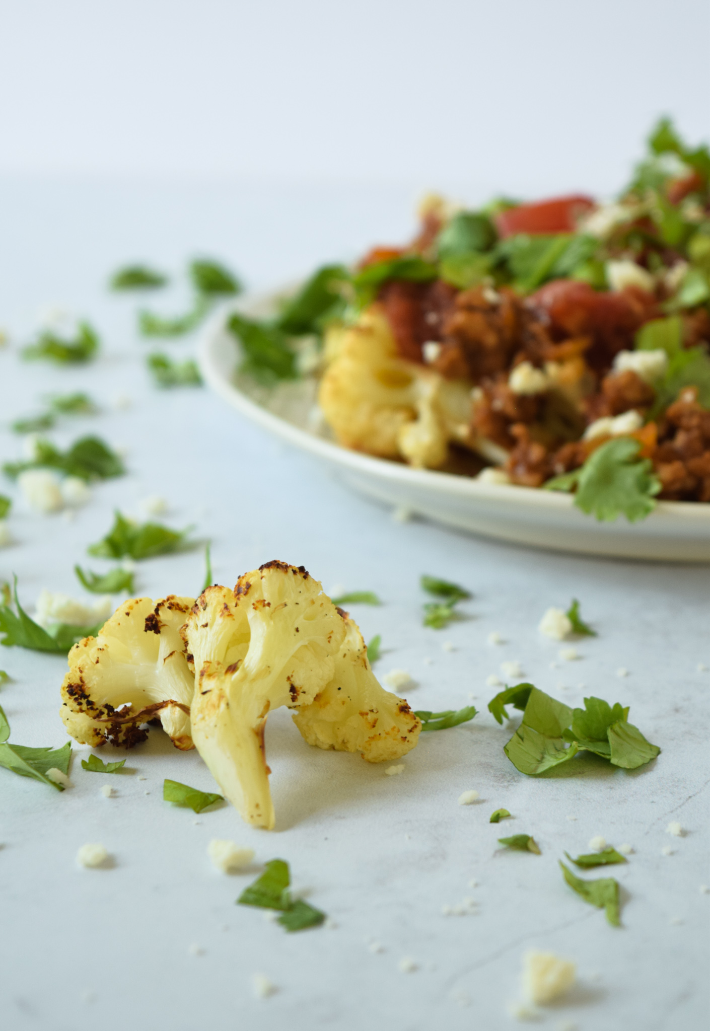 Air Fryer Cauliflower Nachos